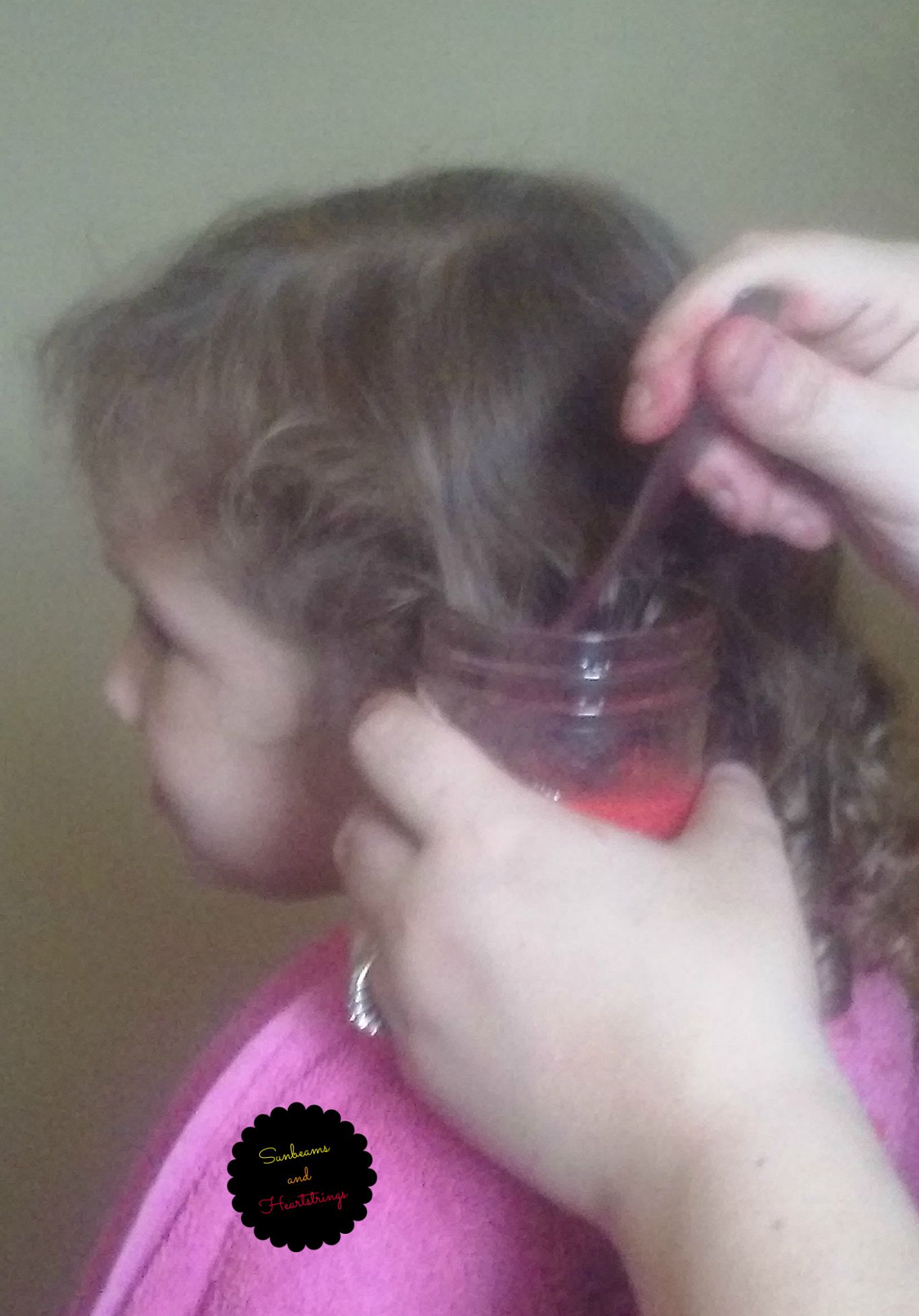 How To Color Your Childs Hair Using Kool Aid Sunbeams And